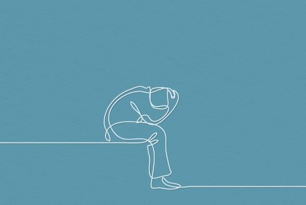 Illustration showing someone who is depressed and in need of depression counselling