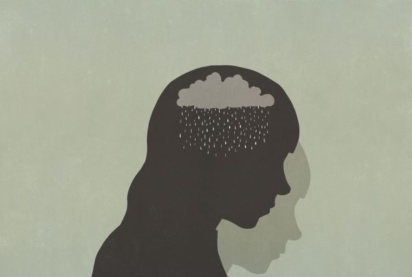 The mind of a person who suffers from depression